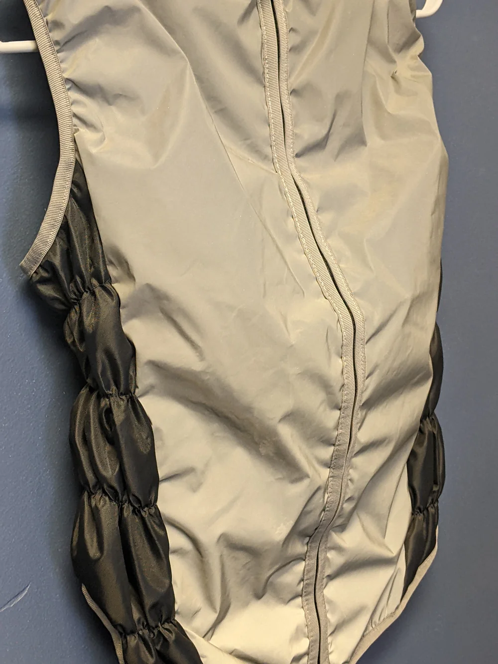 Dog Reflective Jacket - Size XXL - Black & Grey - New Without Tags